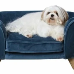Enchanted Pet Enchanted Hondenmand / Sofa Romy Peacock Blauw