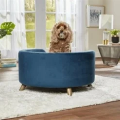 Enchanted Pet Enchanted Hondenmand / Sofa Rosie Peacock Blauw -Trixie Verkoopwinkel enchanted pet enchanted hondenmand sofa rosie peac 2