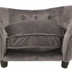 Enchanted Pet Enchanted Hondenmand Sofa Ultra Pluche Snuggle Donkergrijs