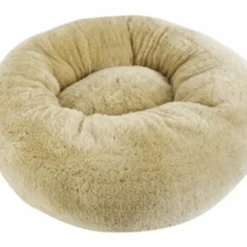 Foeiii Foeiii Hondenmand Cozy Pluche Relax Donut Camel