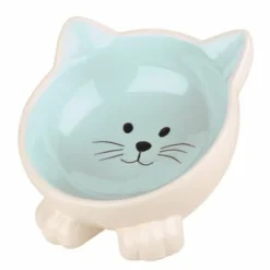 Happy Pet Happy Pet Voerbak Kat Orb Blauw / Creme