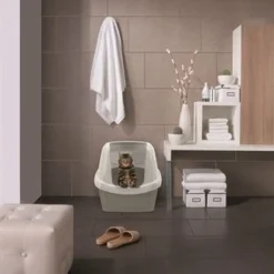 Imac Imac Kattenbak Maddy Taupe 9 Imac Imac Kattenbak Maddy Taupe -Trixie Verkoopwinkel imac imac kattenbak maddy taupe 4