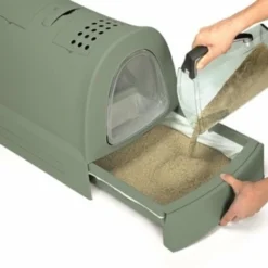 Imac Imac Kattenbak Zuma Met Schuiflade Groen -Trixie Verkoopwinkel imac imac kattenbak zuma met schuiflade groen 2