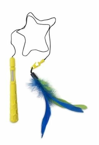 Jw Jw Cat Telescopic Flutter-ee Feather Kattenhengel 2 Jw Jw Cat Telescopic Flutter-ee Feather Kattenhengel - Afbeelding 2