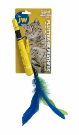 Jw Jw Cat Telescopic Flutter-ee Feather Kattenhengel 4 Jw Jw Cat Telescopic Flutter-ee Feather Kattenhengel - Afbeelding 4