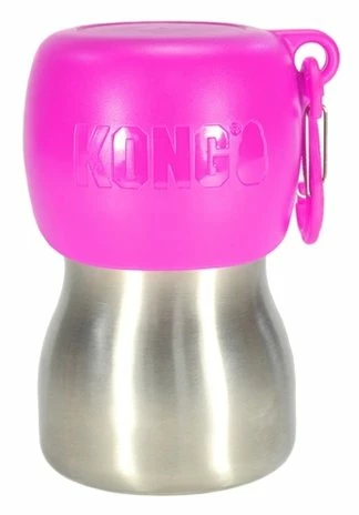 Kong Kong H2o Drinkfles Rvs Roze 1 Kong Kong H2o Drinkfles Rvs Roze