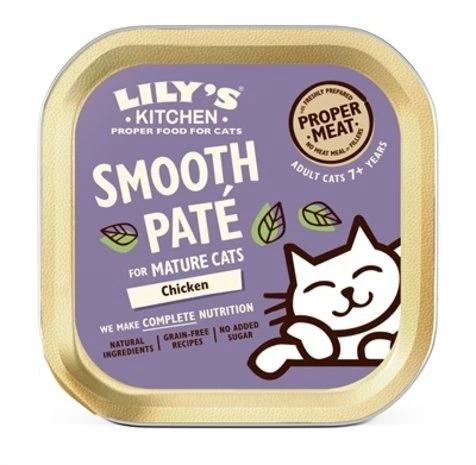 Lily's Kitchen Lily's Kitchen Cat Mature Smooth Pate Chicken 1 Lily's Kitchen Lily's Kitchen Cat Mature Smooth Pate Chicken