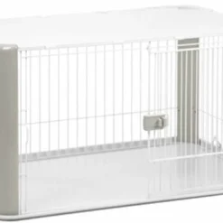 Merkloos Puppyren Met Dak Grijs