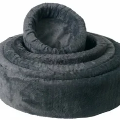 Merkloos Teddy Hondenmand Grijs