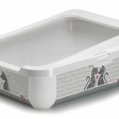 Moderna Trendy Cat Kattenbak Open + Rand Cats In Love