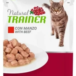 Natural Trainer Natural Trainer Cat Adult Beef Pouch