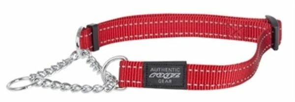 Rogz For Dogs Rogz For Dogs Fanbelt Choker Rood 1 Rogz For Dogs Rogz For Dogs Fanbelt Choker Rood
