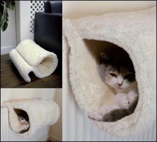 Rosewood Rosewood Radiator Tunnel Voor Kat Wit 1 Rosewood Rosewood Radiator Tunnel Voor Kat Wit