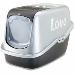 Savic Savic Kattenbak Nestor Impression Love Zwart / Zilver