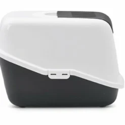 Savic Savic Kattenbak Nestor Wit / Zwart 6 Savic Savic Kattenbak Nestor Wit / Zwart -Trixie Verkoopwinkel savic savic kattenbak nestor wit zwart 2