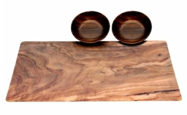 Tarhong Tarhong Acacia Set 2 Voerbakken / Placemat Olive 1 Tarhong Tarhong Acacia Set 2 Voerbakken / Placemat Olive