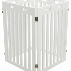 Trixie Trixie Afsluithek Wit 4 Panelen -Trixie Verkoopwinkel trixie trixie afsluithek wit 4 panelen 3