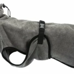 Trixie Trixie Badjas Hond Badstof Grijs -Trixie Verkoopwinkel trixie trixie badjas hond badstof grijs 2