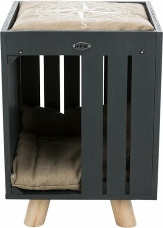 Trixie Trixie Be Nordic Kattenhuis Alva Antraciet / Zand 4 Trixie Trixie Be Nordic Kattenhuis Alva Antraciet / Zand - Afbeelding 4