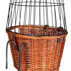 Trixie Trixie Fietsmand Met Draadkoepel Voorop Naturel