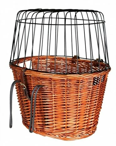 Trixie Trixie Fietsmand Met Draadkoepel Voorop Naturel 1 Trixie Trixie Fietsmand Met Draadkoepel Voorop Naturel