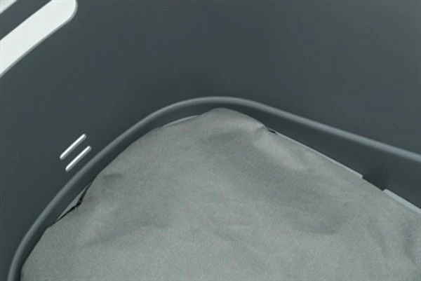 Trixie Trixie Fietsmand Voor Bagagedrager Met Draadkoepel Kunststof Grijs 5 Trixie Trixie Fietsmand Voor Bagagedrager Met Draadkoepel Kunststof Grijs - Afbeelding 5