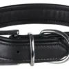 Trixie Trixie Halsband Hond Active Comfort Leer Zwart