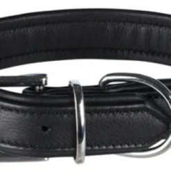 Trixie Trixie Halsband Hond Active Comfort Leer Zwart