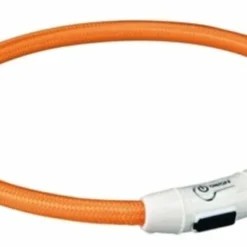 Trixie Trixie Halsband Hond Flash Lichthalsband Usb Tpu / Nylon Oranje
