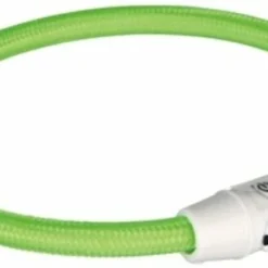Trixie Trixie Halsband Hond Flash Lichthalsband Usb Tpu / Nylon Groen
