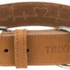 Trixie Trixie Halsband Hond Rustic Vetleer Heartbeat Bruin