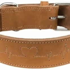 Trixie Trixie Halsband Hond Rustic Vetleer Heartbeat Bruin -Trixie Verkoopwinkel trixie trixie halsband hond rustic vetleer heartbe 2