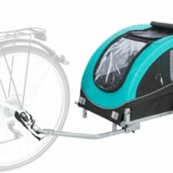 Trixie Trixie Hondenfietskar Limited Edition Zwart / Turquoise