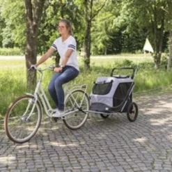 Trixie Trixie Hondenfietskar Opvouwbaar Grijs 8 Trixie Trixie Hondenfietskar Opvouwbaar Grijs -Trixie Verkoopwinkel trixie trixie hondenfietskar opvouwbaar grijs 3