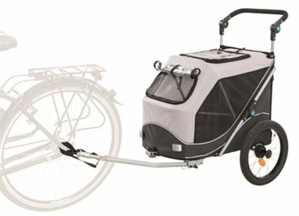 Trixie Trixie Hondenfietskar Opvouwbaar Grijs 1 Trixie Trixie Hondenfietskar Opvouwbaar Grijs