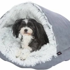 Trixie Trixie Hondenmand Donut Harvey Grijs / Wit-zwart -Trixie Verkoopwinkel trixie trixie hondenmand donut harvey grijs wit zw 4