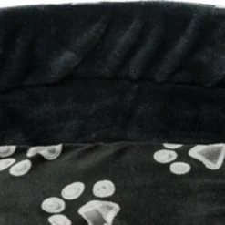 Trixie Trixie Hondenmand Jimmy Ovaal Zwart Met Pootprint -Trixie Verkoopwinkel trixie trixie hondenmand jimmy ovaal zwart met poo 4