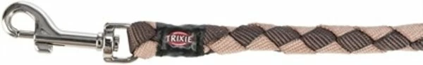 Trixie Trixie Hondenriem Cavo Verstelbaar Bruin / Beige 3 Trixie Trixie Hondenriem Cavo Verstelbaar Bruin / Beige - Afbeelding 3
