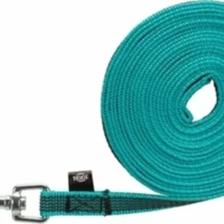 Trixie Trixie Hondenriem Sleeplijn Met Rubber Turquoise
