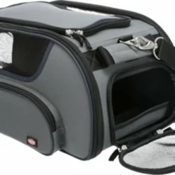 Voorkant -Trixie Verkoopwinkel trixie trixie hondentas vliegtuigtas wings grijs b 1