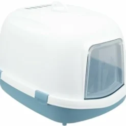 Trixie Trixie Kattenbak Primo Xxl Top Met Kap Blauw / Wit