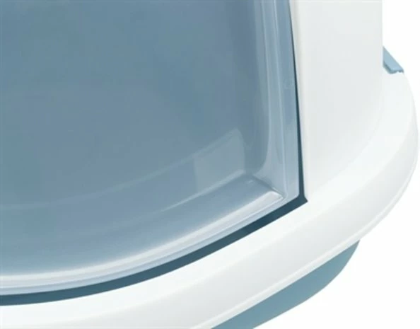 Trixie Trixie Kattenbak Primo Xxl Top Met Kap Blauw / Wit 5 Trixie Trixie Kattenbak Primo Xxl Top Met Kap Blauw / Wit - Afbeelding 5