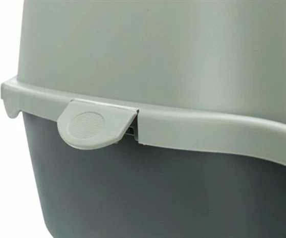 Trixie Trixie Kattenbak Vico Be Eco Met Kap Antraciet/groen 5 Trixie Trixie Kattenbak Vico Be Eco Met Kap Antraciet/groen - Afbeelding 5