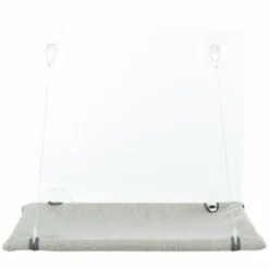 Trixie Trixie Kattenmand Hangmat Raam Velours Grijs 7 Trixie Trixie Kattenmand Hangmat Raam Velours Grijs -Trixie Verkoopwinkel trixie trixie kattenmand hangmat raam velours grij 2