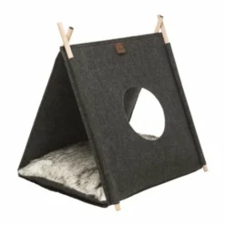 Trixie Trixie Kattenmand Tent Elfie Met Kussen Vilt Antraciet