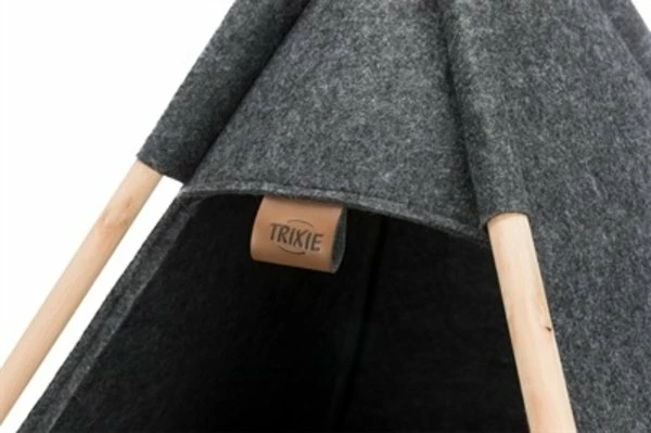 Trixie Trixie Kattenmand Tipi Vilt Antraciet 4 Trixie Trixie Kattenmand Tipi Vilt Antraciet - Afbeelding 4