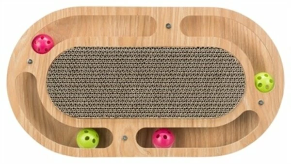 Trixie Trixie Krabkarton Met Speelgoed Hout Met Catnip 4 Trixie Trixie Krabkarton Met Speelgoed Hout Met Catnip - Afbeelding 4