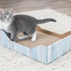 Trixie Trixie Krabmand Karton Catnip Turquoise -Trixie Verkoopwinkel trixie trixie krabmand karton catnip turquoise 4