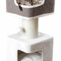 Nieuwe uitgaven -Trixie Verkoopwinkel trixie trixie krabpaal ava wit grijs 1