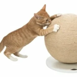 Trixie Trixie Krabpaal Bal Op Voet Jute / Hout -Trixie Verkoopwinkel trixie trixie krabpaal bal op voet jute hout 2